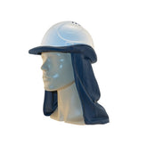 Uveto NAVY Micro Mesh Hard Hat Flap Safety Helmet Attachment
